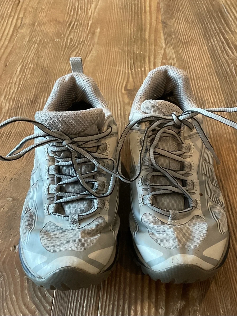 Merrell Light Green Hiking/Trail Sneakers